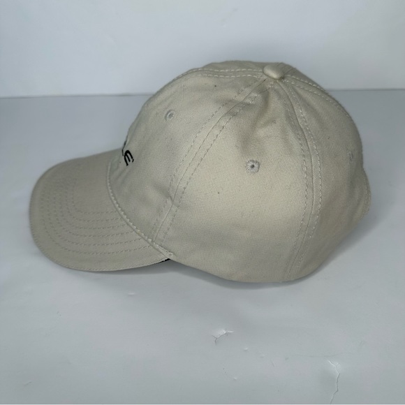 Oracle Cotton Beige Black Baseball Cap - Picture 4 of 7